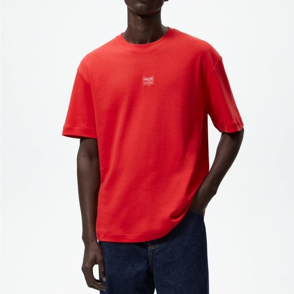Zara Men’s Slogan T-Shirt - Picture 2 of 9